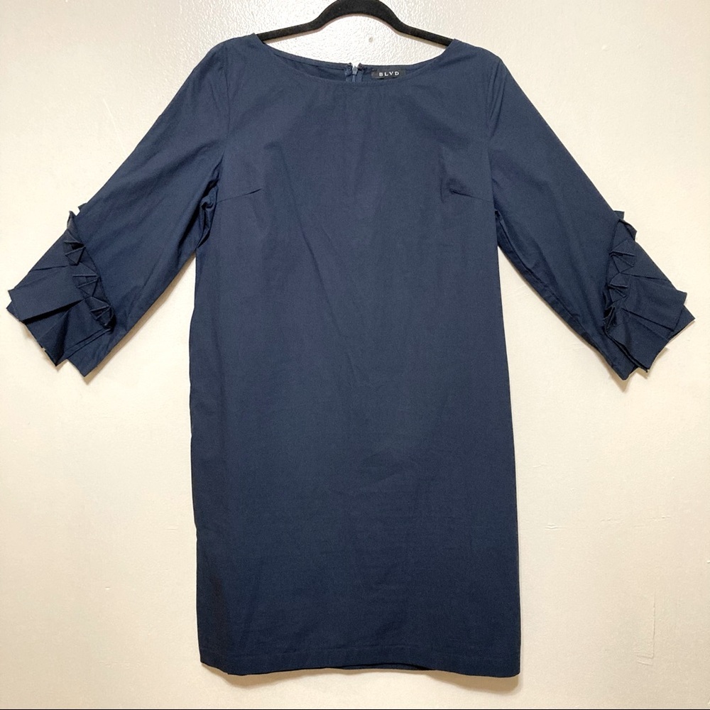 BLVD paper bag shift dress size Large